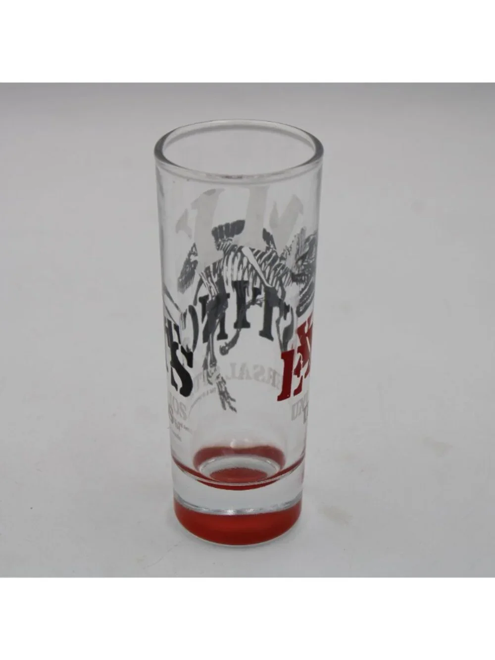 Universal Studios My Exstincts Dinosaur T-Rex Shot Glass 4in Amblin Jurassic Par
